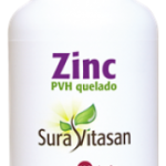Zinc PVH quelado 100 cápsulas Sura Vitasan